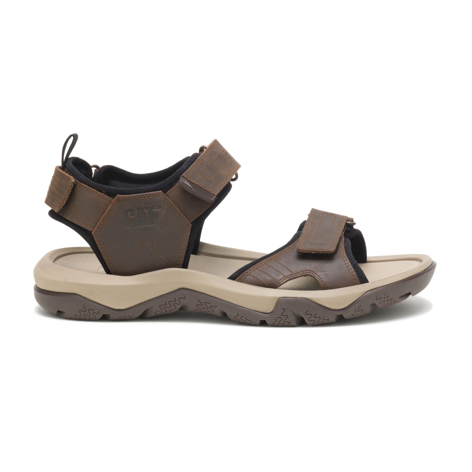 Caterpillar Waylon - Mens Sandals - Chocolate Brown - NZ (318JCAWBM)